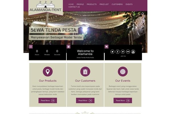 alamanda-tent.com site used Soul