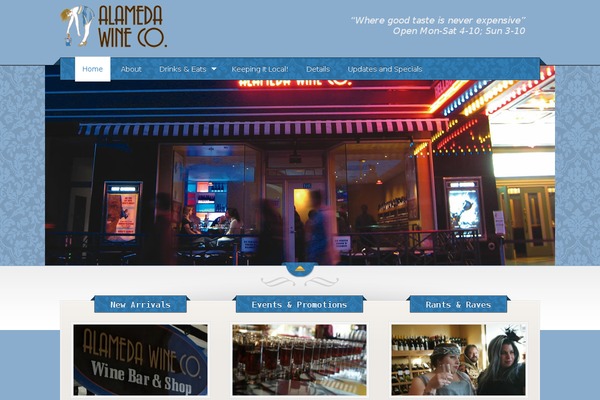 The Restaurant theme site design template sample