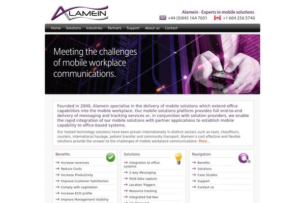 alamein.com site used Alamein
