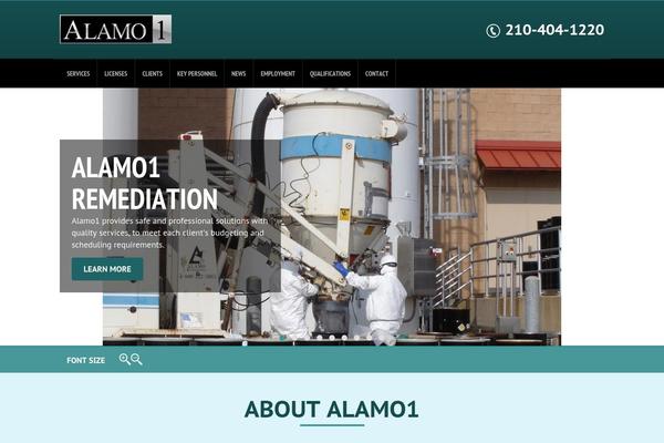 Alamo theme site design template sample
