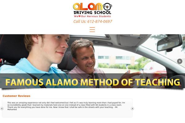 Alamo theme site design template sample