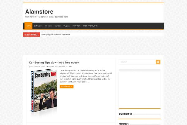 alamstore.com site used eStore