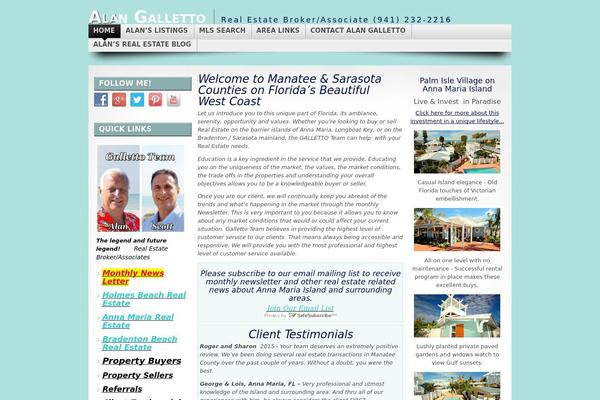 alangalletto.com site used Tc_theme