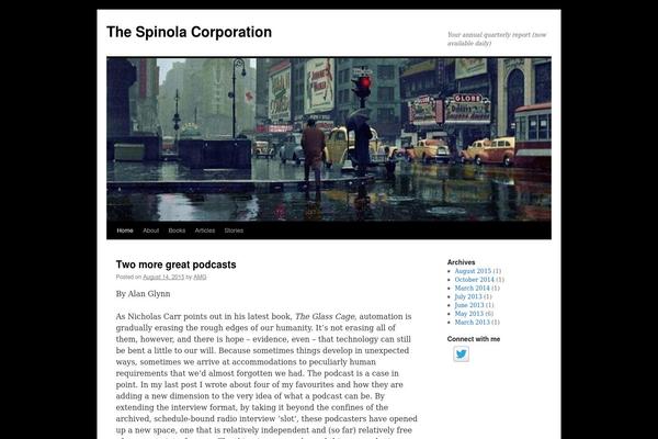 WordPress website example screenshot