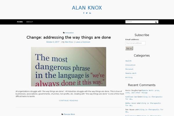 alanknox.net site used Assembling-envisioned