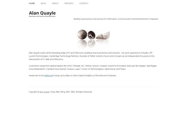Twenty Twelve theme site design template sample