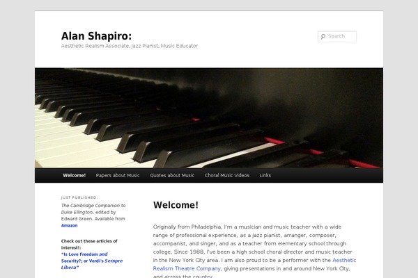 alanshapiromusic.net site used Twenty Eleven