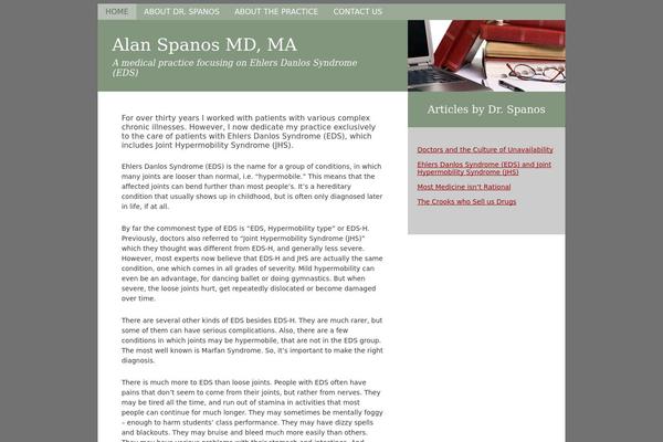 alanspanosmd.com site used Alan