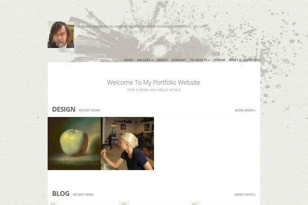 Flexible theme site design template sample