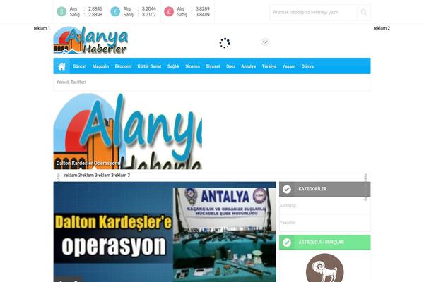 alanyahaberler.com site used Plusportal
