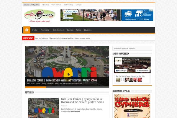 WordPress website example screenshot