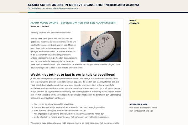 alarma.nl site used Bulk-shop