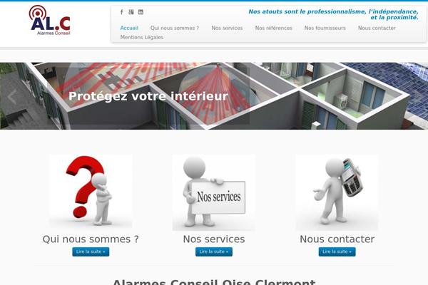 Customizr theme site design template sample