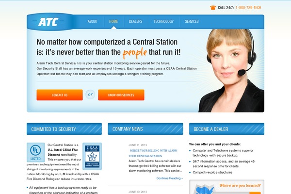 alarmtechcentral.com site used Alarmtech