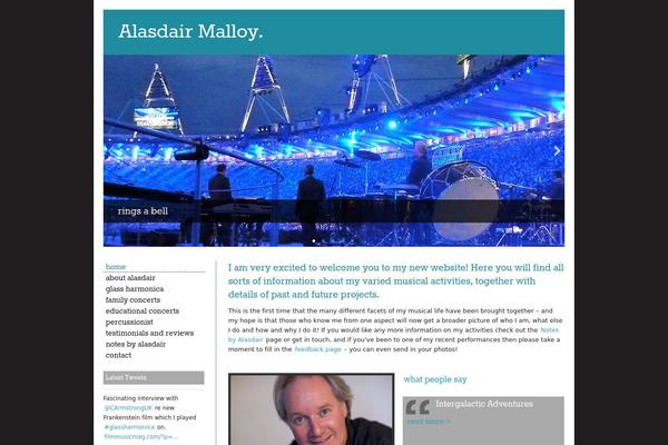 alasdairmalloy.com site used Plumet