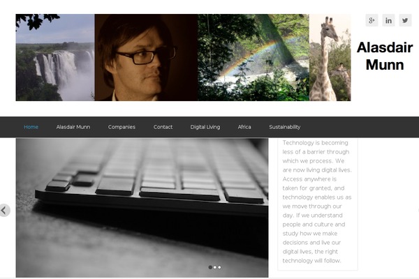 WordPress website example screenshot