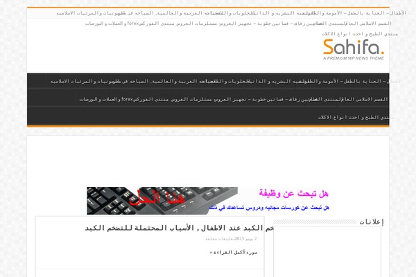 WordPress website example screenshot