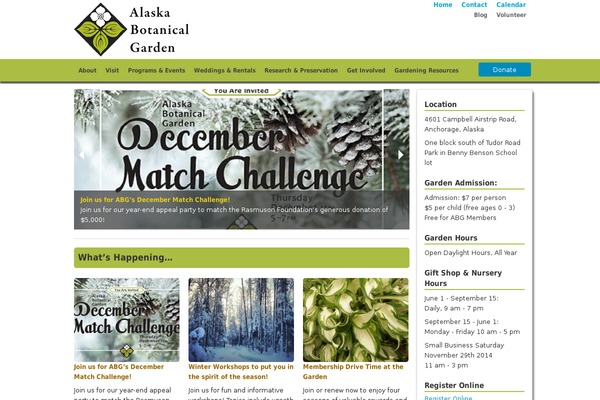 alaskabg.org site used Ak-botanical-garden