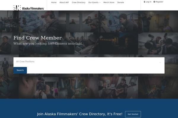 WorkScout theme site design template sample