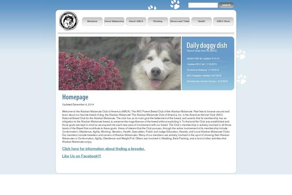 alaskanmalamute.org site used Amca