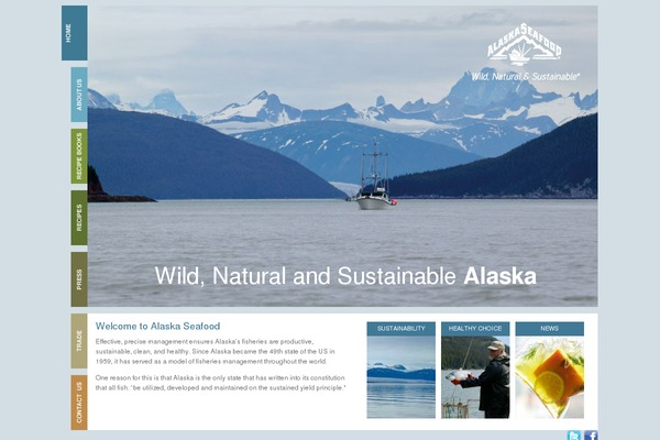 Alaska theme site design template sample