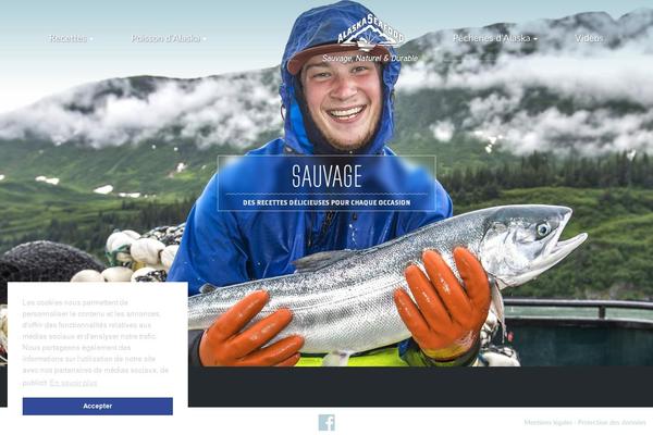 alaskaseafood.fr site used Alaska-seafood