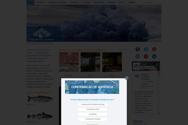 Alaska theme site design template sample