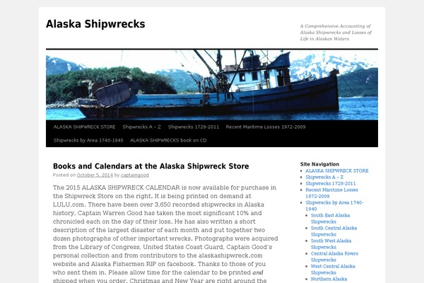 WordPress website example screenshot