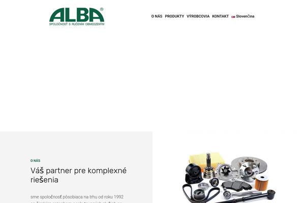 alba.sk site used Aspero
