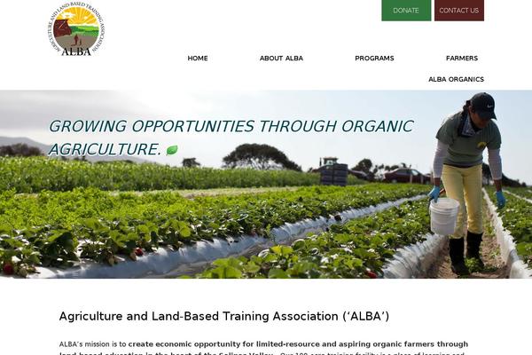 albafarmers.org site used Alba