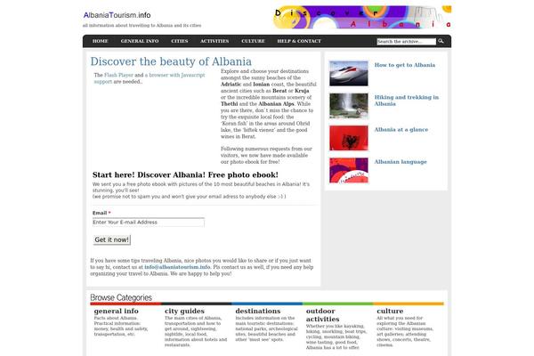 albaniatourism.info site used Arthemia