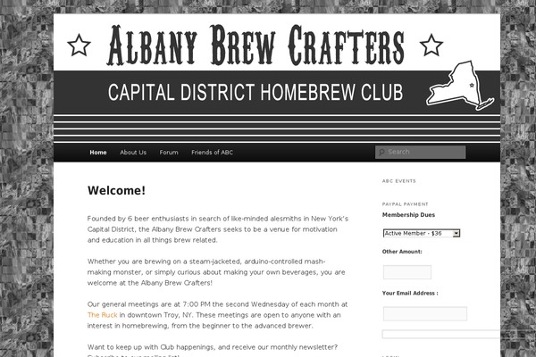 albanybrewcrafters.com site used Minimalistique