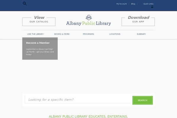 albanypubliclibrary.org site used Base2
