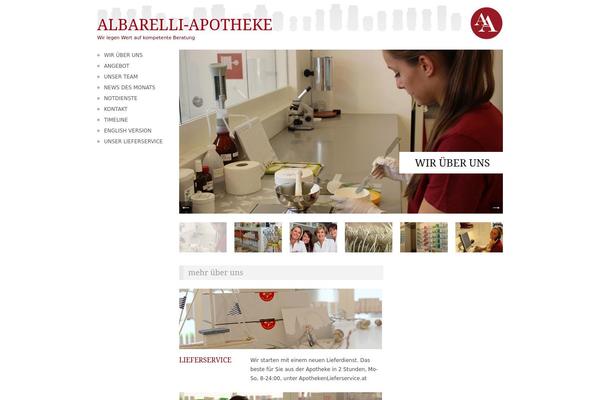 albarelli-apotheke.at site used Divi