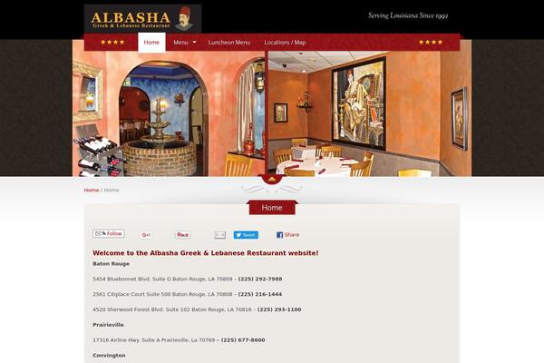 The Restaurant theme site design template sample