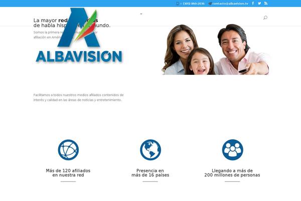 albavision.tv site used Aumenta
