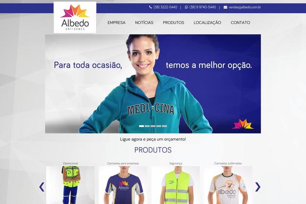 albedo.com.br site used Albedo