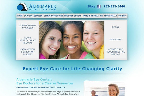 albemarleeye.com site used Tthomas_theme