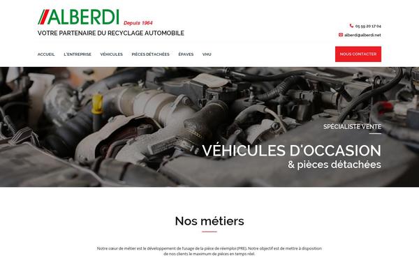 WordPress website example screenshot