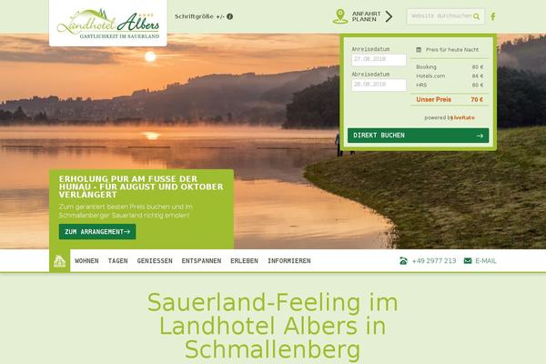 albers-landhotel.de site used Albers
