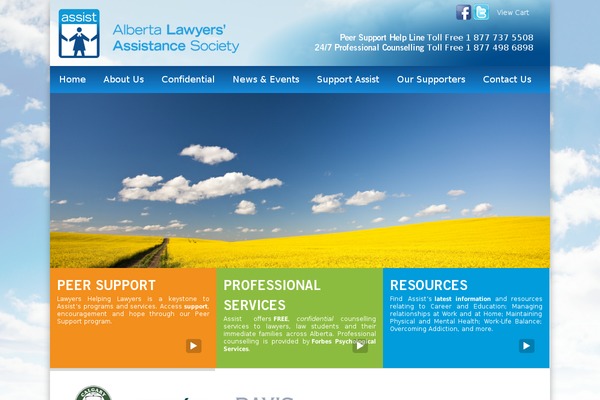 albertalawyersassist.ca site used Alasociety