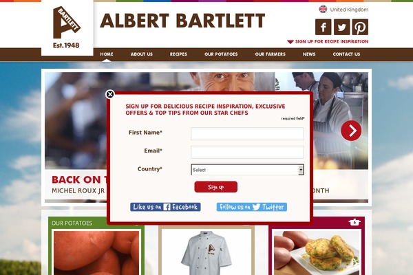 albertbartlett.co.uk site used Albertbartlett