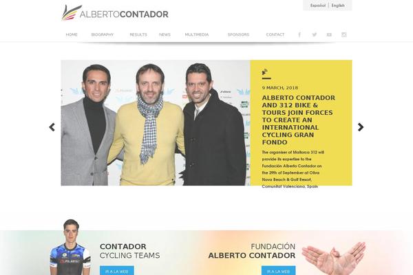 albertocontador.org site used Albertocontador