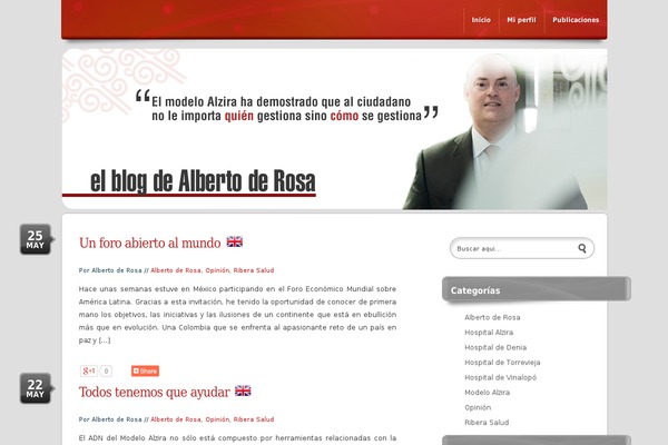 WordPress website example screenshot