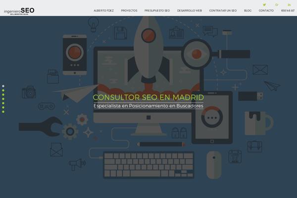 WordPress website example screenshot