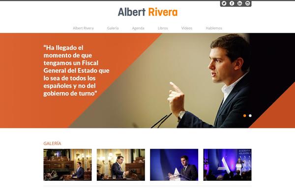 albertrivera.es site used Albertrivera