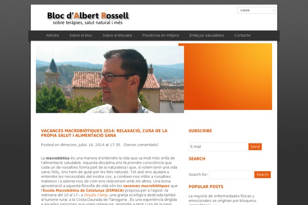albertrossell.com site used Albert-rosell