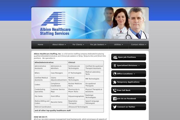 albionhealthcare.com site used Albion