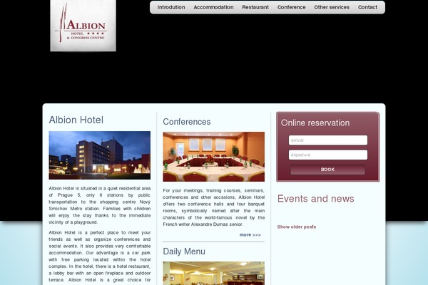 albionhotel.cz site used Fbh-theme