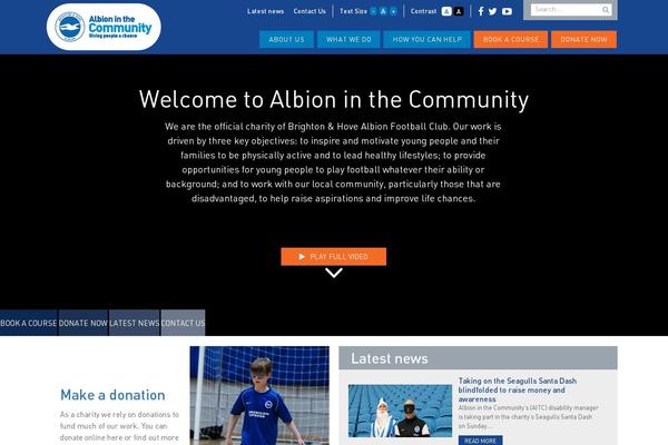 albioninthecommunity.org.uk site used Albioninthecommunity